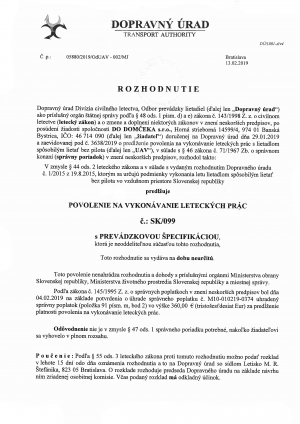 certifikát